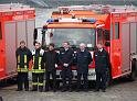 Neue LF`s fuer Koeln Uebergabe in Koeln Deutz an den Wachen  P114